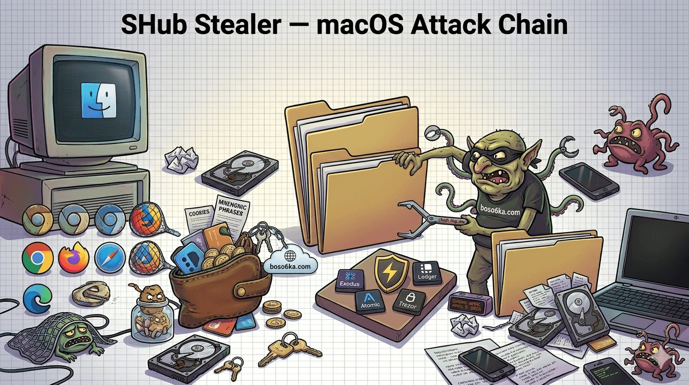Hunting SHub: Intercepting a Live macOS Infostealer Campaign